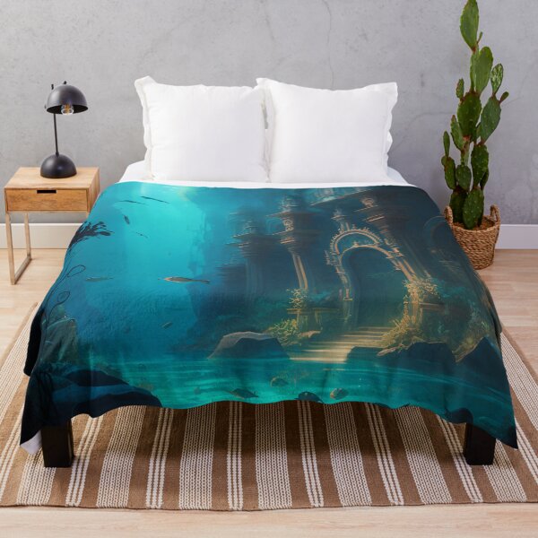 Item preview, The Lost City of Atlantis: A Digital Painting Depicting its Mysterious Fate designed and sold by oanaunciuleanu.