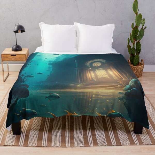 Item preview, The Lost City of Atlantis: A Digital Painting Depicting its Mysterious Fate designed and sold by oanaunciuleanu.