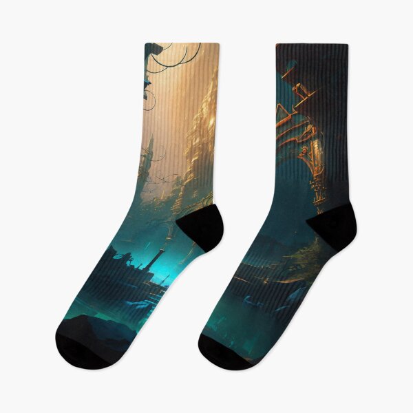 Item preview, The Lost City of Atlantis: A Digital Painting Depicting its Mysterious Fate designed and sold by oanaunciuleanu.