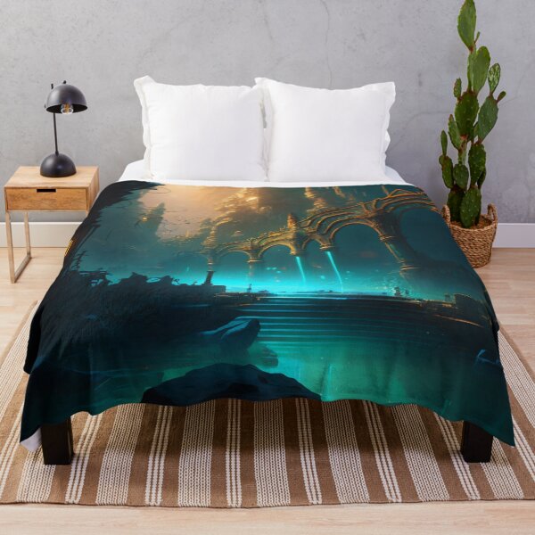 Item preview, The Lost City of Atlantis: A Digital Painting Depicting its Mysterious Fate designed and sold by oanaunciuleanu.