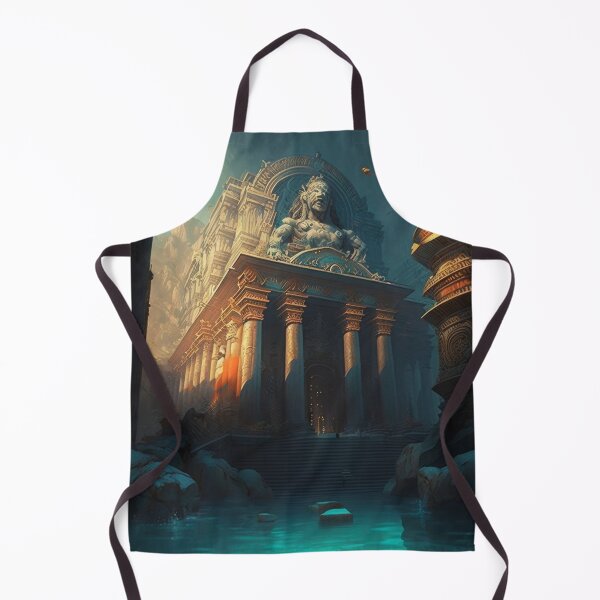 Item preview, The Lost City of Atlantis: A Digital Painting Depicting its Mysterious Fate designed and sold by oanaunciuleanu.