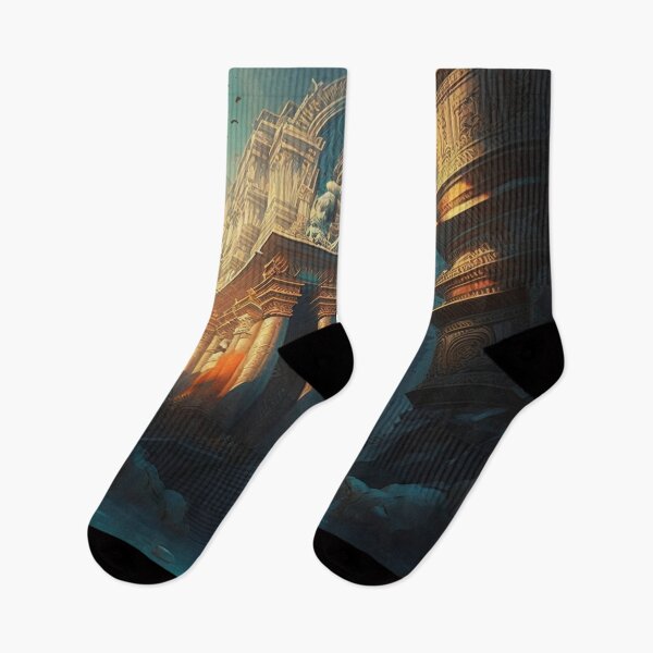 Item preview, The Lost City of Atlantis: A Digital Painting Depicting its Mysterious Fate designed and sold by oanaunciuleanu.