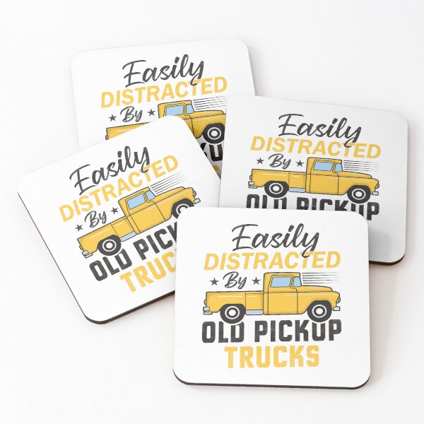 Item preview, Funny Easily Distracted By Old Pickup Trucks Classic Trucker designed and sold by Best Designer.
