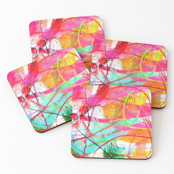 Item preview, Bright abstract expressionism artwork  designed and sold by Grey Robinson.