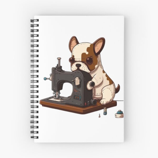 Item preview, Frenchie Sewing French Bulldog  designed and sold by PetsEnough.