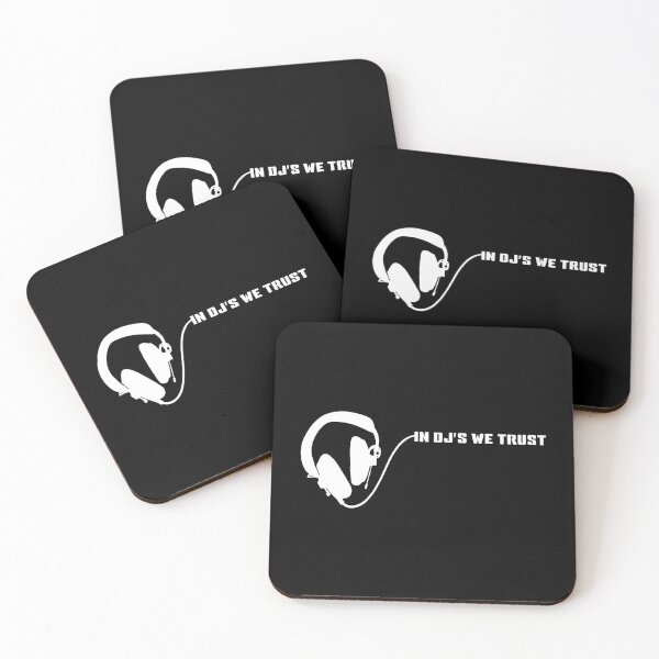 Item preview, IN DJ'S WE TRUST. WHITE. designed and sold by 5hertz.