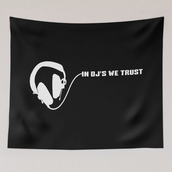 Item preview, IN DJ'S WE TRUST. WHITE. designed and sold by 5hertz.