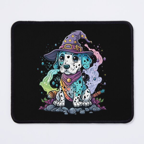 Item preview, Dalmatian Dog Wizard Witch Kawaii designed and sold by Leonardo Palumbo.