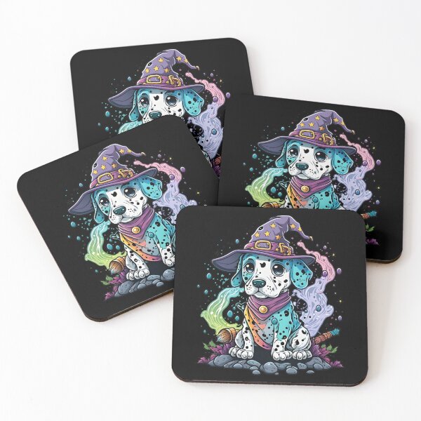 Item preview, Dalmatian Dog Wizard Witch Kawaii designed and sold by Leonardo Palumbo.