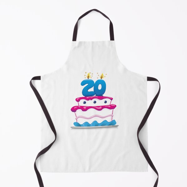 Item preview, Illustration of sweet food birthday cake 20 years. Ideal for commemorative and institutional information designed and sold by LucianoCosmo.