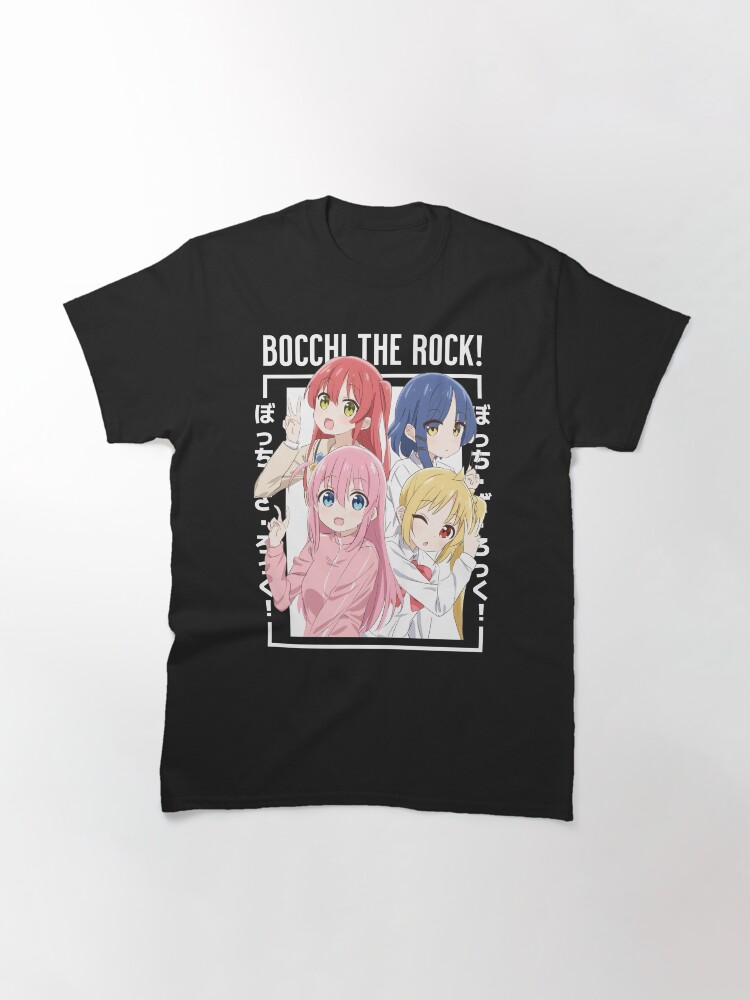 Aperçu 3 sur 7. T-shirt classique avec l'œuvre Bocchi le rocher créée et vendue par Neelam789.
