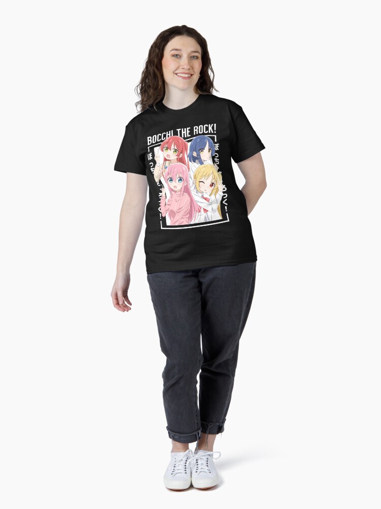Aperçu 4 sur 7. T-shirt classique avec l'œuvre Bocchi le rocher créée et vendue par Neelam789.