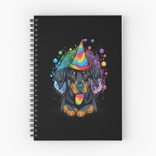 Item preview, Dobermann Dog Wizard Witch Kawaii designed and sold by Leonardo Palumbo.
