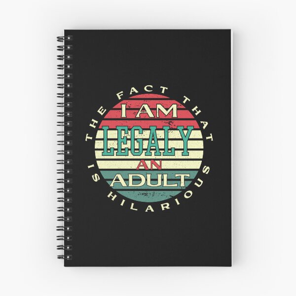Item preview, The Fact That I'm Legally An Adult Is Hilarious Funny 18th Birthday Gift designed and sold by zackwork.