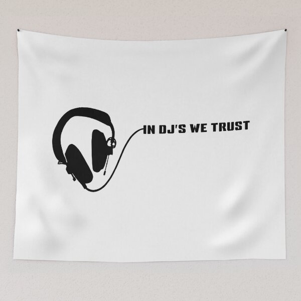 Item preview, IN DJ'S WE TRUST. BLACK. designed and sold by 5hertz.