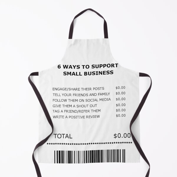 Item preview, Six Free Ways to Support Small Business Receipt designed and sold by Deborah Camp.
