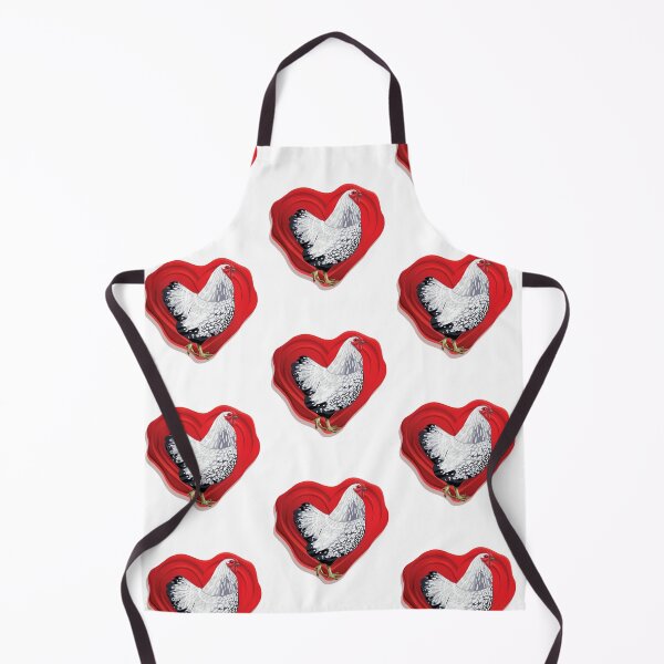 Item preview, Silver Laced Wyandotte Love Chicken Design designed and sold by designsmostfowl.