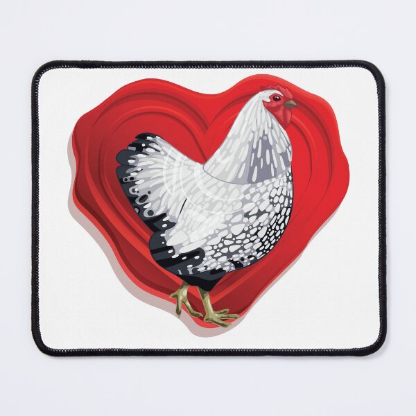 Item preview, Silver Laced Wyandotte Love Chicken Design designed and sold by designsmostfowl.