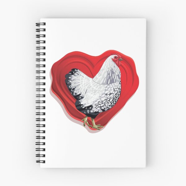 Item preview, Silver Laced Wyandotte Love Chicken Design designed and sold by designsmostfowl.