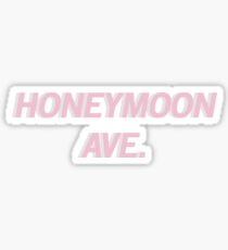 Hochzeitsreise Avenue (Pink) Sticker