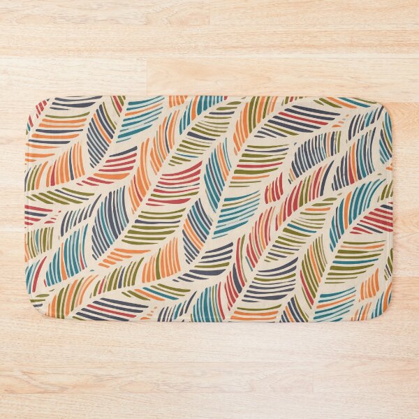 Item preview, Feather multicolored abstract pattern designed and sold by Mikespiritz.