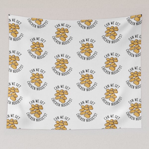 Item preview, Can we get chicken nuggets funny quote  designed and sold by P3113creates.