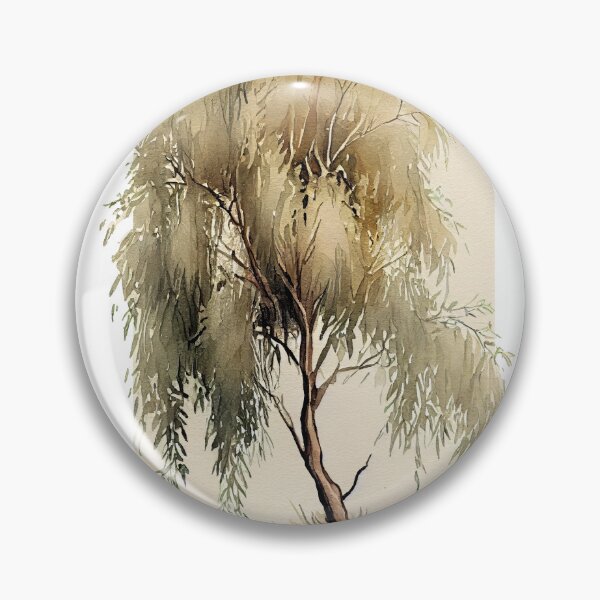 Artikelvorschau, Captivating Watercolor Willow Tree Design entworfen und verkauft von DafGole.