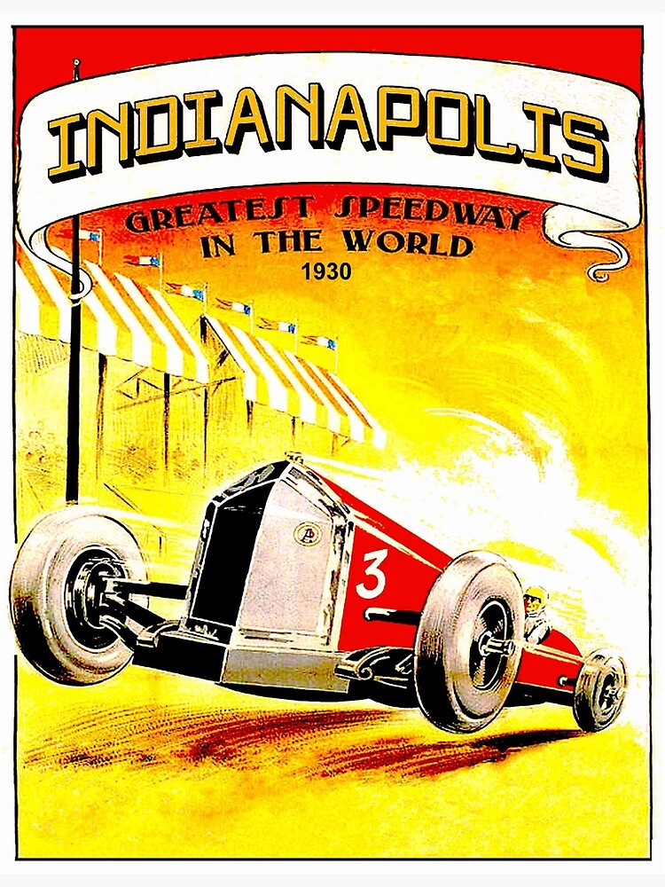 Poster for Sale avec l'œuvre « c'est un grand cadeau T-shirt pour tout fan  de course automobile. L'Indianapolis Motor Speedway (IMS) est un circuit de  course automobile situé dans l'Indiana » de