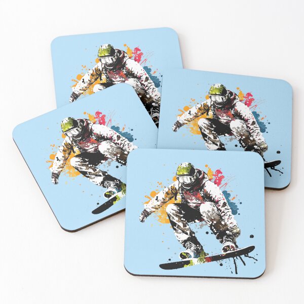 Item preview, Experience the Thrill of the Slopes with Our Snowboarder Print Apparel and Homeware Collection! designed and sold by ThePurpleMelon.
