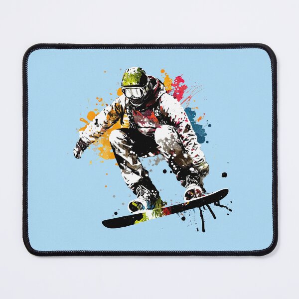 Item preview, Experience the Thrill of the Slopes with Our Snowboarder Print Apparel and Homeware Collection! designed and sold by ThePurpleMelon.