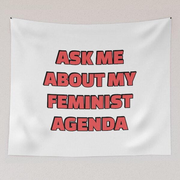 Item preview, Womens Day Quotes - Ask me about my feminist agenda designed and sold by Inspirationmotivation.