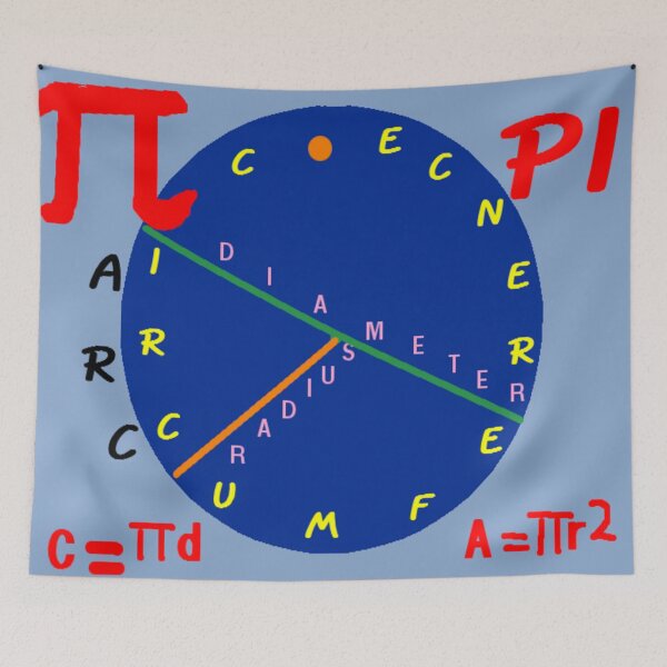 Item preview, Pi Illustration designed and sold by 3triadstore.