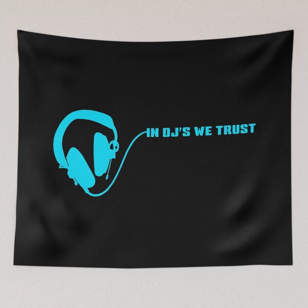 Item preview, IN DJ'S WE TRUST. BLUE. designed and sold by 5hertz.
