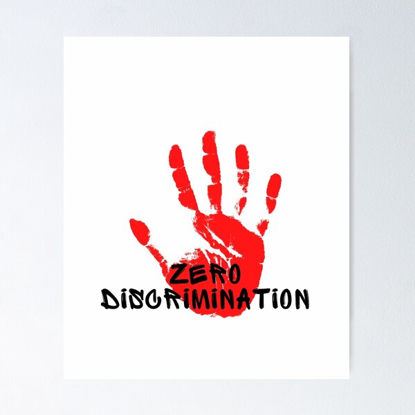 Item preview, Zero Discrimination designed and sold by LadyHustle.