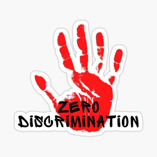 Item preview, Zero Discrimination designed and sold by LadyHustle.