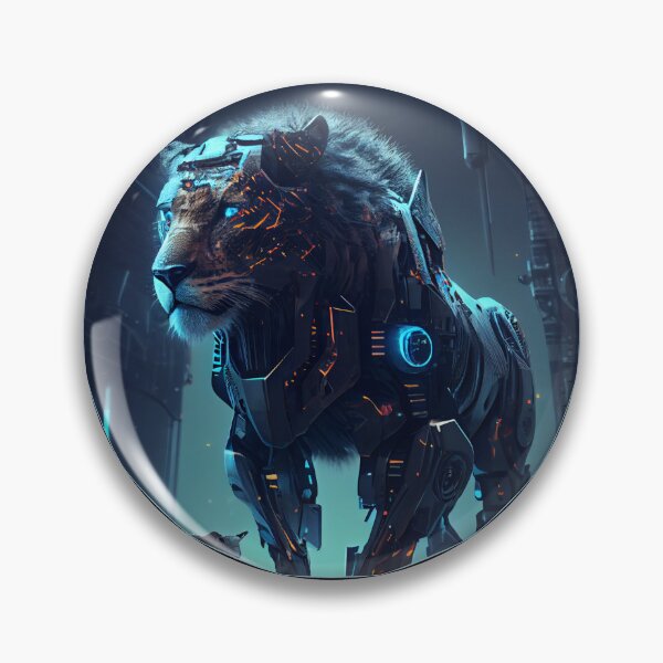 Item preview, Cyber lion designed and sold by HarriPaloma.