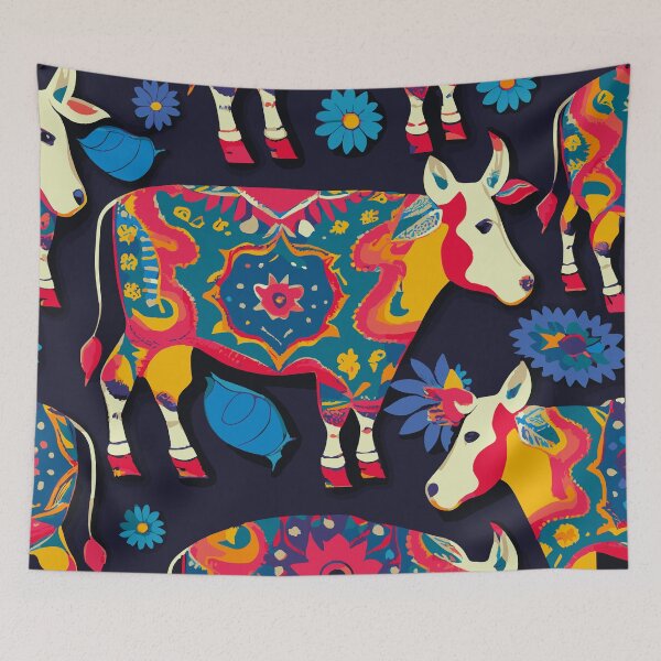 Item preview, Sacred cow pattern designed and sold by MyHunkyDoryShop.
