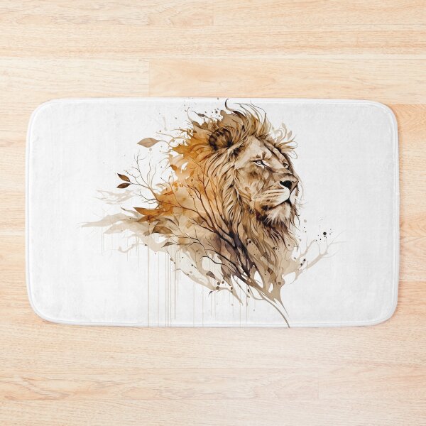 Item preview, Lion water color splash designed and sold by Cheeeeky.