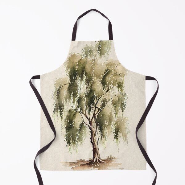 Item preview, Graceful Willow Tree Watercolor Art for T-shirts and Stickers designed and sold by DafGole.