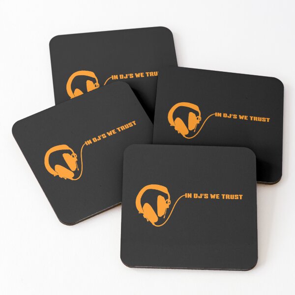 Item preview, IN DJ'S WE TRUST. ORANGE. designed and sold by 5hertz.