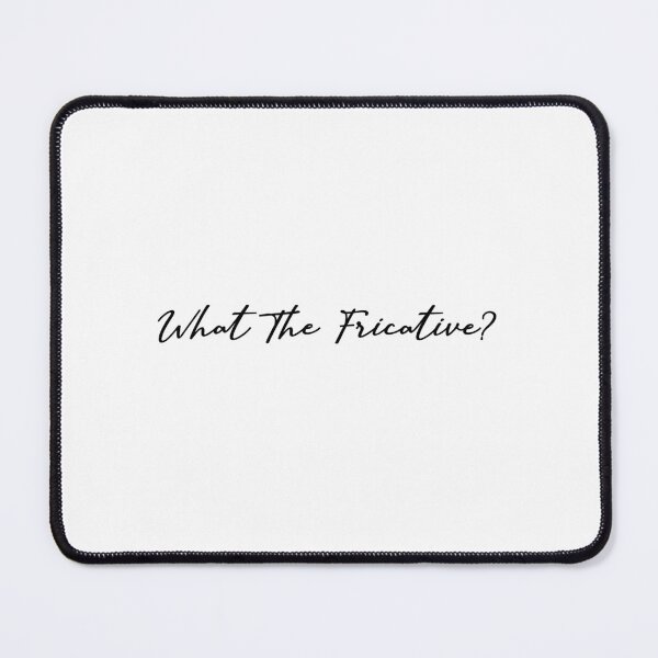 Item preview, What the Fricative? - Bold Typography Quote Design designed and sold by RedArtsDesign.