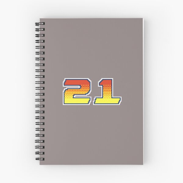 Item preview, 21 Pixel Font Twenty One in Red Orange and Yellow designed and sold by pixeltogs.