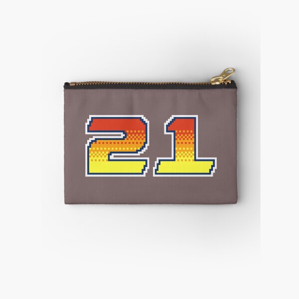 Item preview, 21 Pixel Font Twenty One in Red Orange and Yellow designed and sold by pixeltogs.
