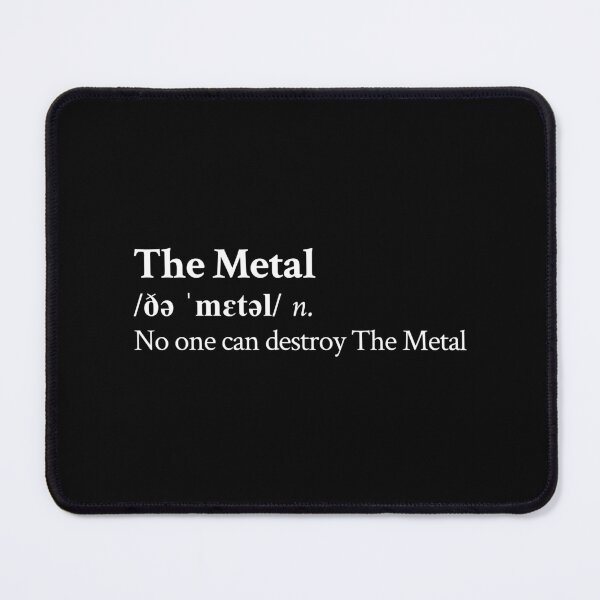 Item preview, Tenacious D Aesthetic Heavy Metal Quote Rock Band Lyrics Black designed and sold by StickTheSong.