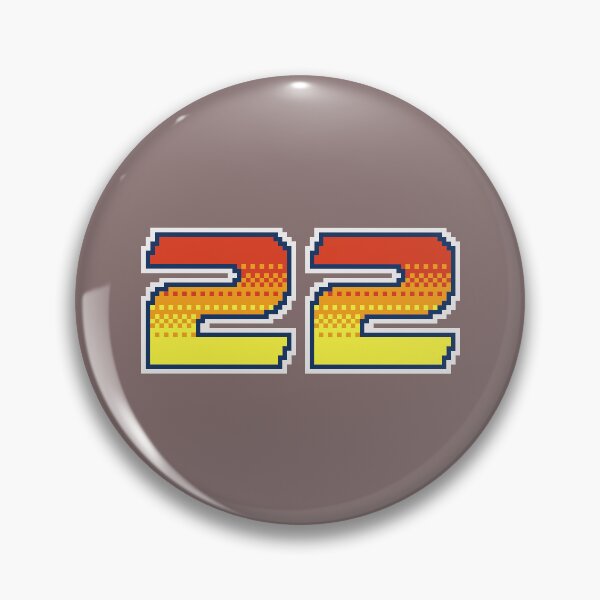 Item preview, 22 Pixel Font Twenty Two in Red Orange and Yellow designed and sold by pixeltogs.