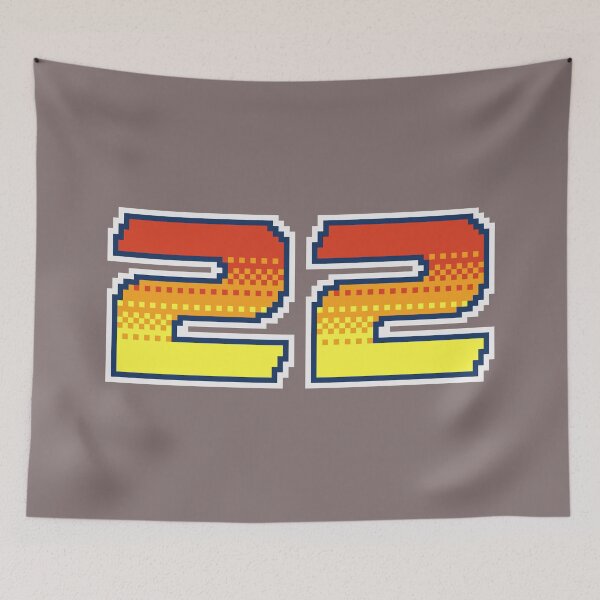 Item preview, 22 Pixel Font Twenty Two in Red Orange and Yellow designed and sold by pixeltogs.