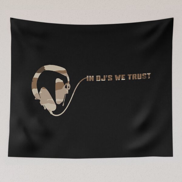 Item preview, IN DJ'S WE TRUST. CAMO BROWNS. designed and sold by 5hertz.