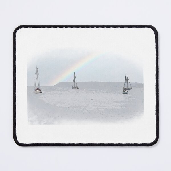 Item preview, Four Sailboats On Bellingham Bay designed and sold by KirtTisdale.