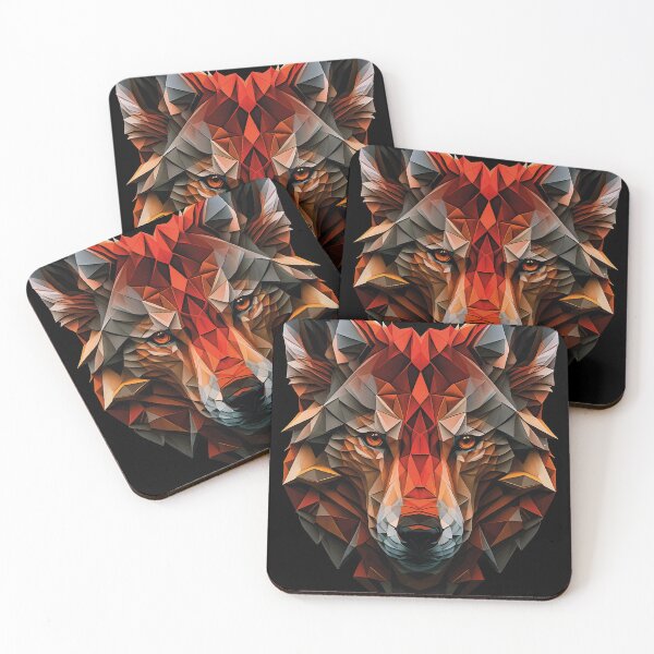 Item preview, Polygon Wolf Wpap Art designed and sold by PCollection.