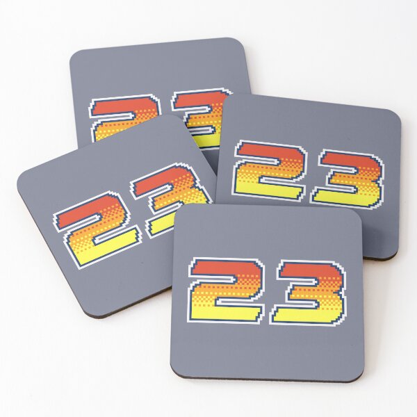 Item preview, 23 Pixel Font Twenty Three in Red Orange and Yellow designed and sold by pixeltogs.
